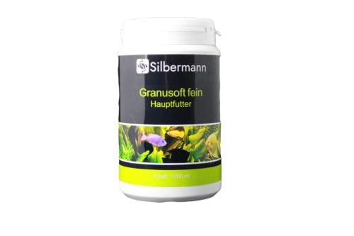 Silbermann Granusoft - Hauptfutter für Süßwasserfische fein oder grob (1000 ml fein)
