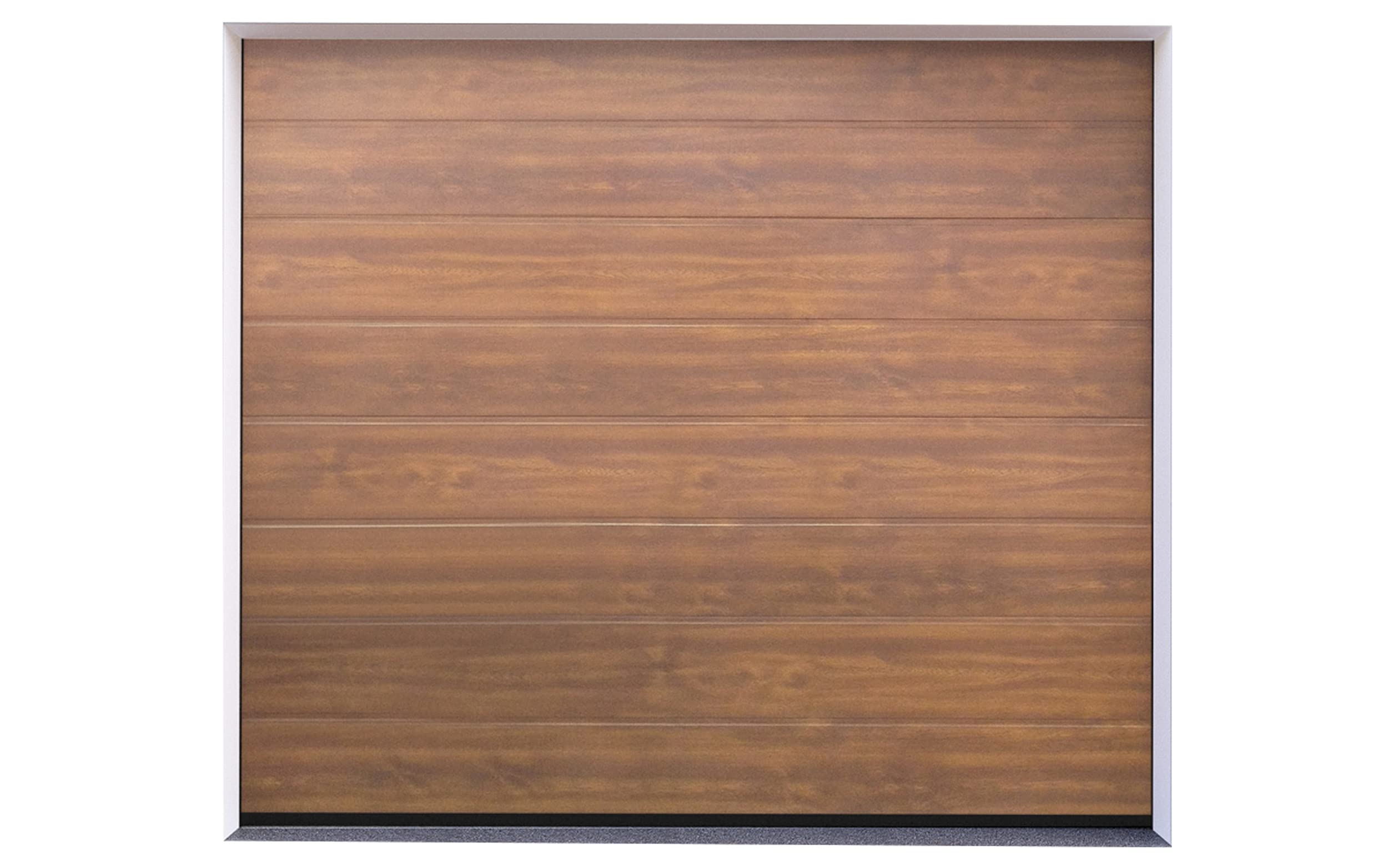 DoorHan Sektional Garagentor mit Antrieb und Handsender | zu Selbstmontage | Größen wählbar | 5 Farben (2375 x 2030, Golden Oak)