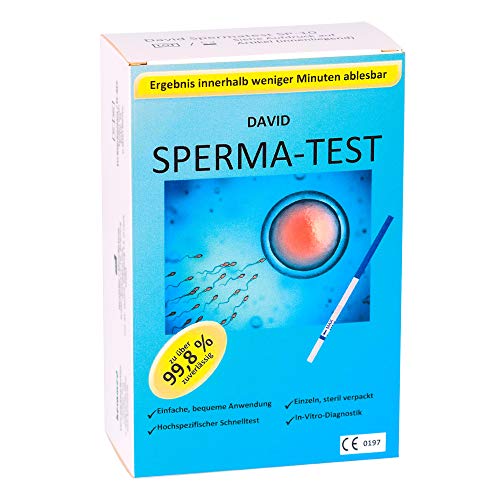 David 5 x Spermatest Set Fruchtbarkeitstest f. Männer Spermientest