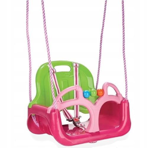 Pilsan Babyschaukel 3 in 1 Samba Swing 06129 mit abnehmbarem Bügel, Rückenlehne, Farbe:rosa
