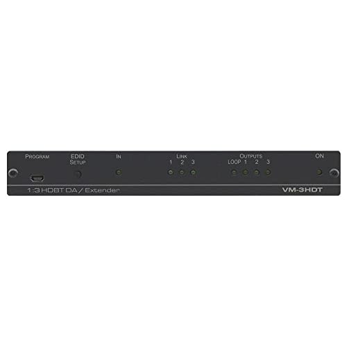 Kramer 10-8048901090 HDMI-Verlängerungsverteiler 1:3, HDBaseT, 4K/60 UHD