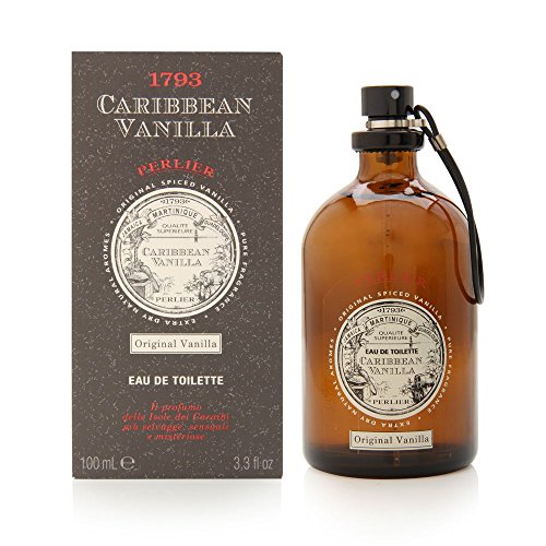 Perlier, Linie "Caribbean Vanilla" - Eau De Toilette - der Duft der karibischen Vanille - Glasflasche 100 ml