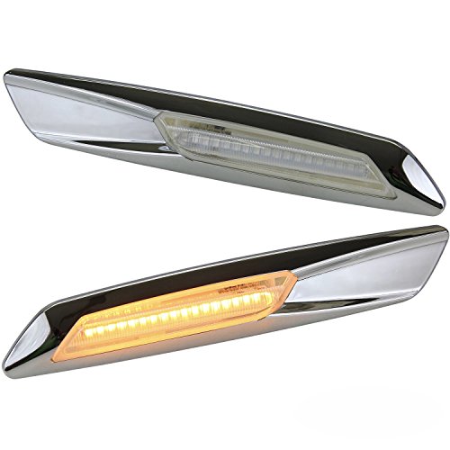 LED SMD Seiten Blinker Klarglas CHROM