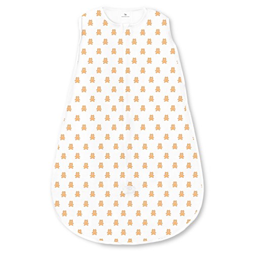 Baby by SwaddleDesigns, toller Schlafsack aus Baumwoll-Musselin mit 2-Wege-Reißverschluss