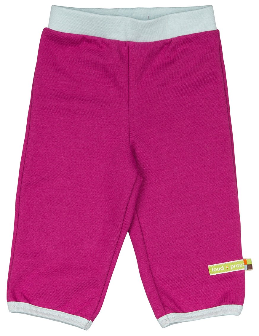 loud + proud Baby-Unisex 490 Hose, Violett (Fuchsia fu), 104 (Herstellergröße: 98/104)