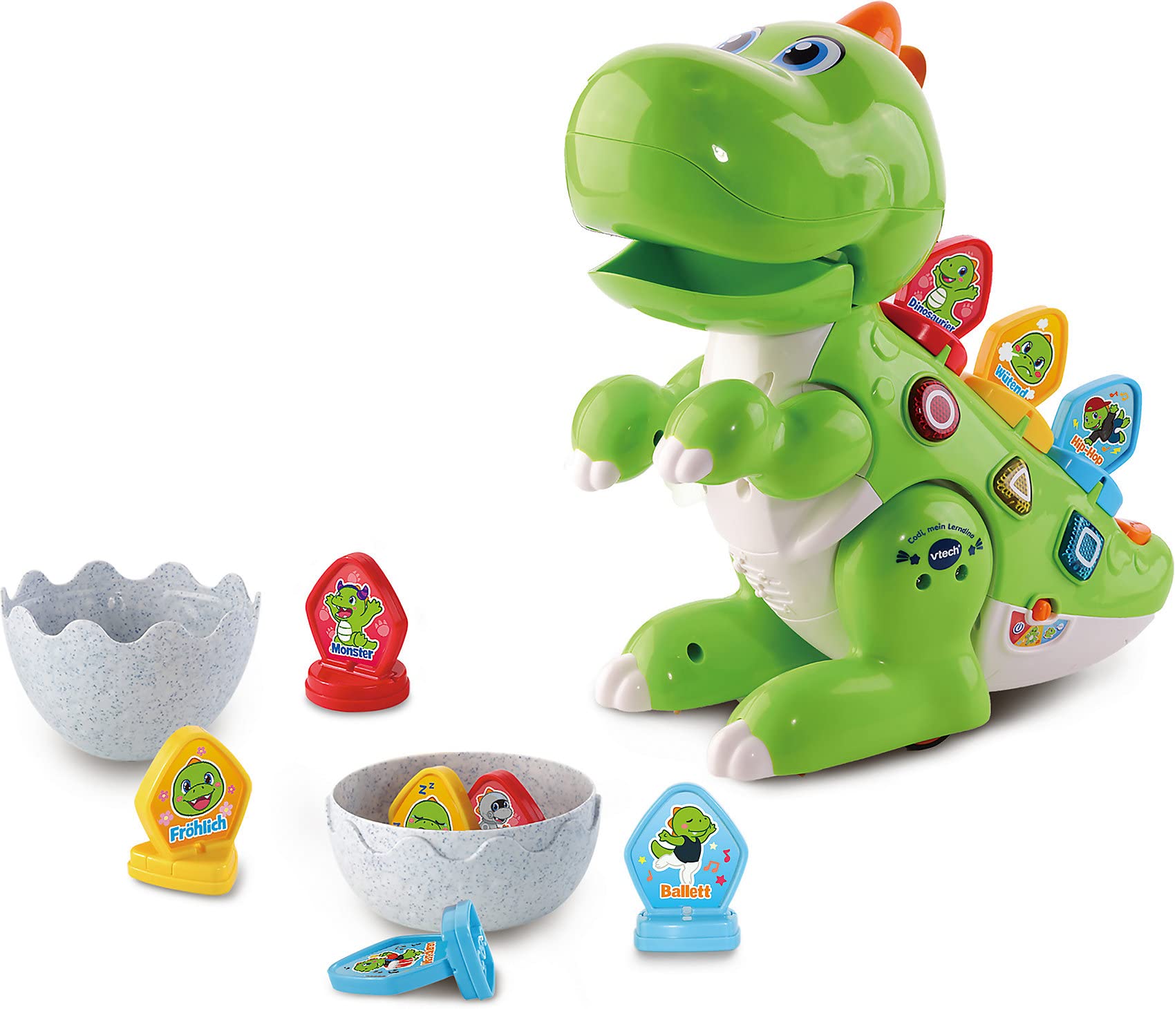 Vtech 80-518704 Codi, mein Lerndino, Babyspielzeug, green