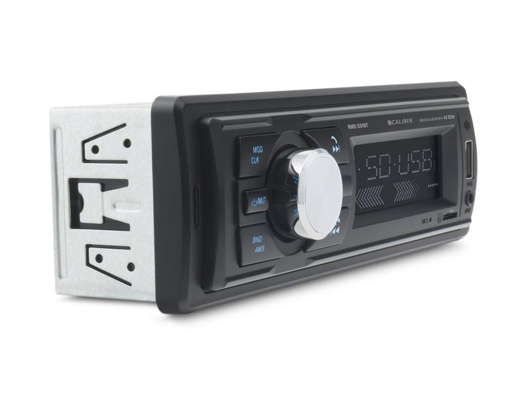 Caliber Autoradio - Auto Radio mit Bluetooth - Aux In - FM- SD - USB - 18 voreingestellte Sender - Mit Freisprechfunktion - 4X 55 Watt - Schwarz - 1 Din
