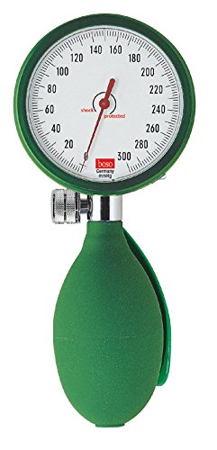 boso dbclin01 _ V Blutdruckmessgerät clinicus I, Klettmanschette Erwachsene, 60 mm Durchmesser Zifferblatt, grün
