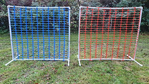 Wuzzmann 2er Set HOOPERS Agility Zaun blau/orange/Gate/Gatter/Trennzaun, aus Kunststoff, NADAC Hoopers