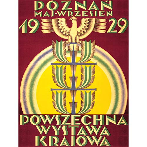 Wee Blue Coo Werbeausstellung National Expo 1929 Polen Adler Staff Leinwanddruck