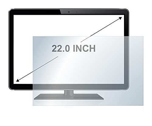 upscreen Scratch Shield Schutzfolie für 22 Zoll Industrie-Monitore (490 x 270 mm, 16:9) - Kristallklar, Robust, Anti-Fingerprint