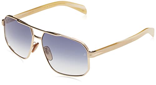David Beckham Unisex Db 7102/s Sunglasses, 06S/08 STR BGE GD, 61