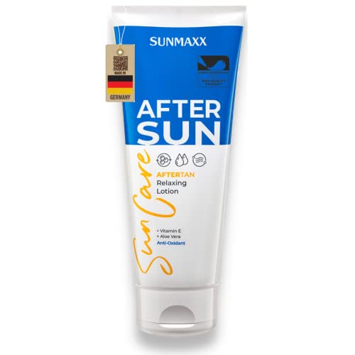 SunCare After Sun Relaxing Lotion I Vitamin E I Aloe Vera I Anti-Oxidant I Kühlend und erfrischend I Mit Weidenröschen- und Rosmarinextrakt
