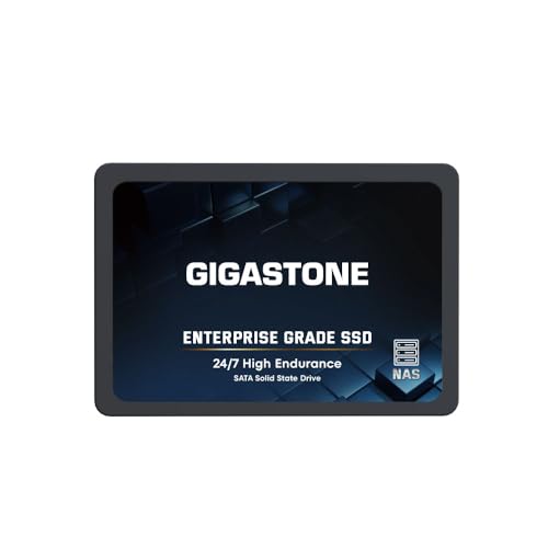Gigastone 2 TB Game Turbo SSD Interne 2,5 Festplatte SSD SATA III 6 GB/s. 3D NAND Flash, hohe Lesegeschwindigkeit bis zu 550 MB/s, für PS4, PC, Laptop, Gamer und Profis