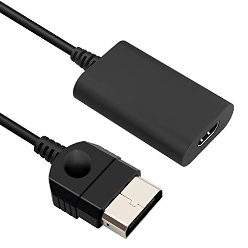 fasient1 1,5M HDMI Kabel Konverter,Plug und Play HDMI Adapterkabel Digitaler Video Audio Adapter für Xbox für Microsoft Xbox,Schwarz