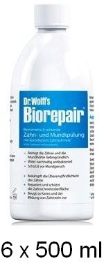 6 BioRepair Zahn- und Mundspülung, je 500 ml Dr. Wolff