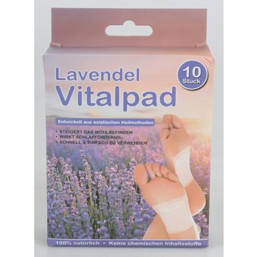 24x Vitalpads 10er Pflaster Lavendel Stoffwechsel Gesundheit Fuß Füße wohlfühlen
