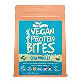 BodyMe Bio Vegane Protein Snacks Bisse | Roh Chia Vanille | 500g | 100 Bisse | Mit 3 Pflanze Proteine