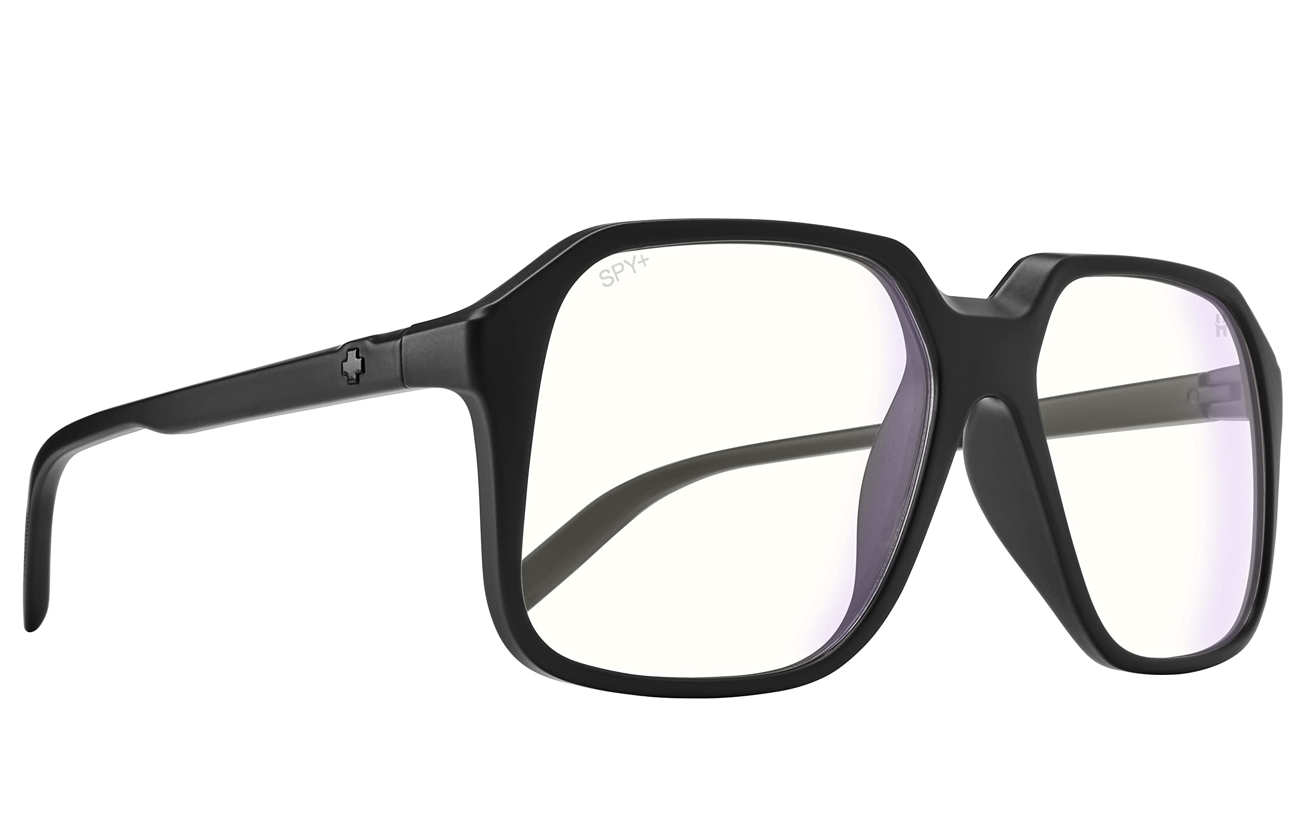 SPY OPTICS - Hot Spot Matte Black Happy Screen, Blaulichtblockierende Brille, Large, Unisex Erwachsene