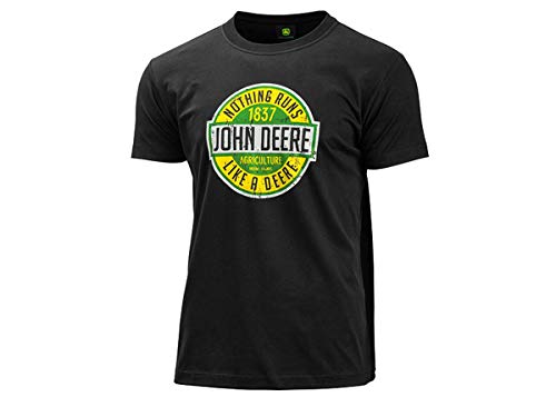 John Deere T-Shirt Nothing Runs Like A Deere Schwarz (XXXL)