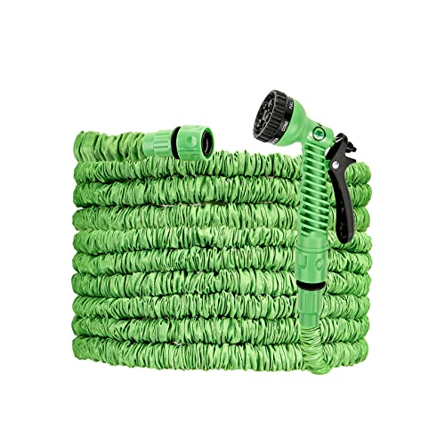 HOMECALL 50FT 75FT 100FT Expandable Garden Water Hose Flexible Hose with 7 Function Spray Nozzle