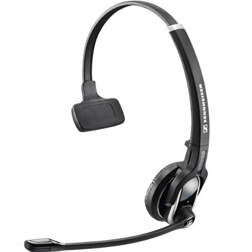 Sennheiser dw pro1 monophon kopfband schwarz - gebürsteter stahl headset - head