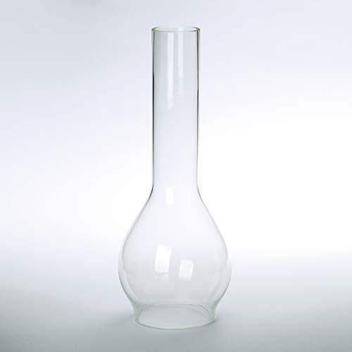 Vesta Schirm Zylinder Glas viele Größen klar Petroschirm Glasschirm Öllampe Glaszylinder (Ø Unten: 67mm)