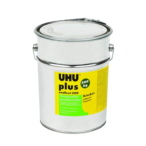 UHU UHU Plus Endfest 300, 45430, 5kg Binder, Eimer 45430 (2-Komponenten Pattex)