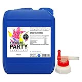 STANDARD PARTY Nebelfluid 10 Liter inkl. 1 x AGH - universelle wasserbasierte Nebelflüssigkeit - HERRLAN-Qualität - Made in Germany