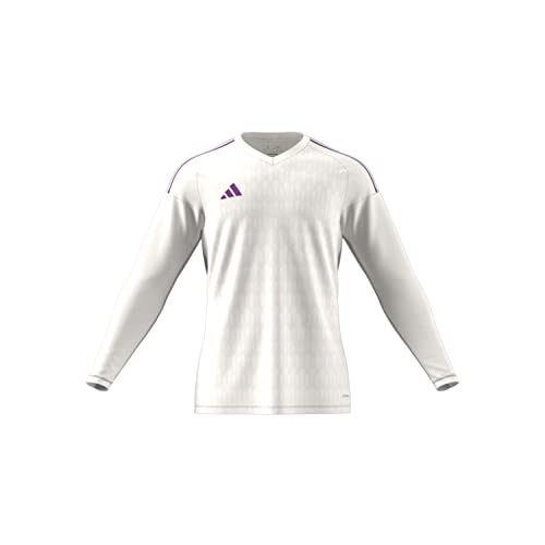 adidas Mens Jersey (Long Sleeve) Tiro 23 Competition Long Sleeve Goalkeeper Jersey, Core White, HK7694, 2XL