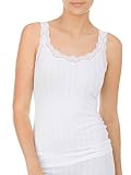 Calida Etude Toujours Damen Top ohne Arm Unterhemd, (Weiss 001), 34 (Herstellergröße: XS)