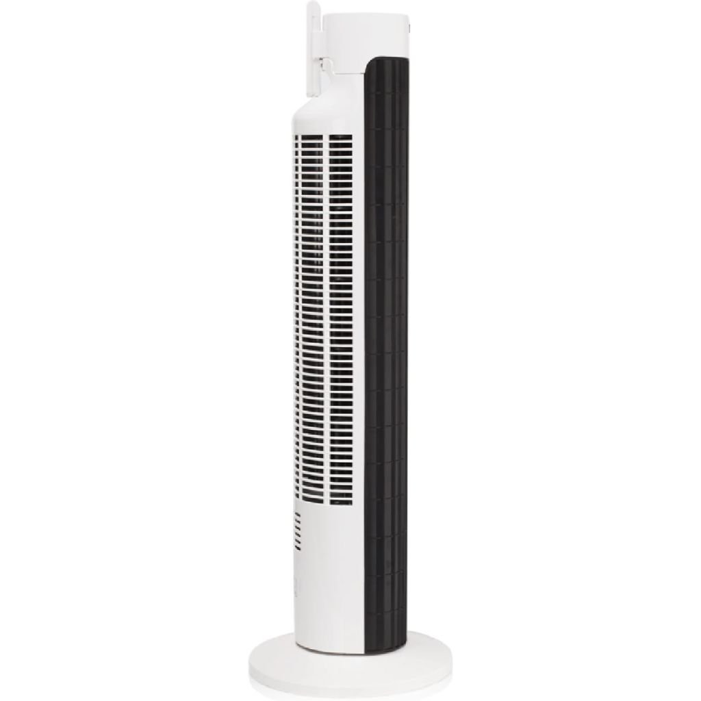 Domo DO8126 Turmventilator schwarz/weiß mit Fernbedienung, LED-Anzeige und 7,5-Std.-Timer