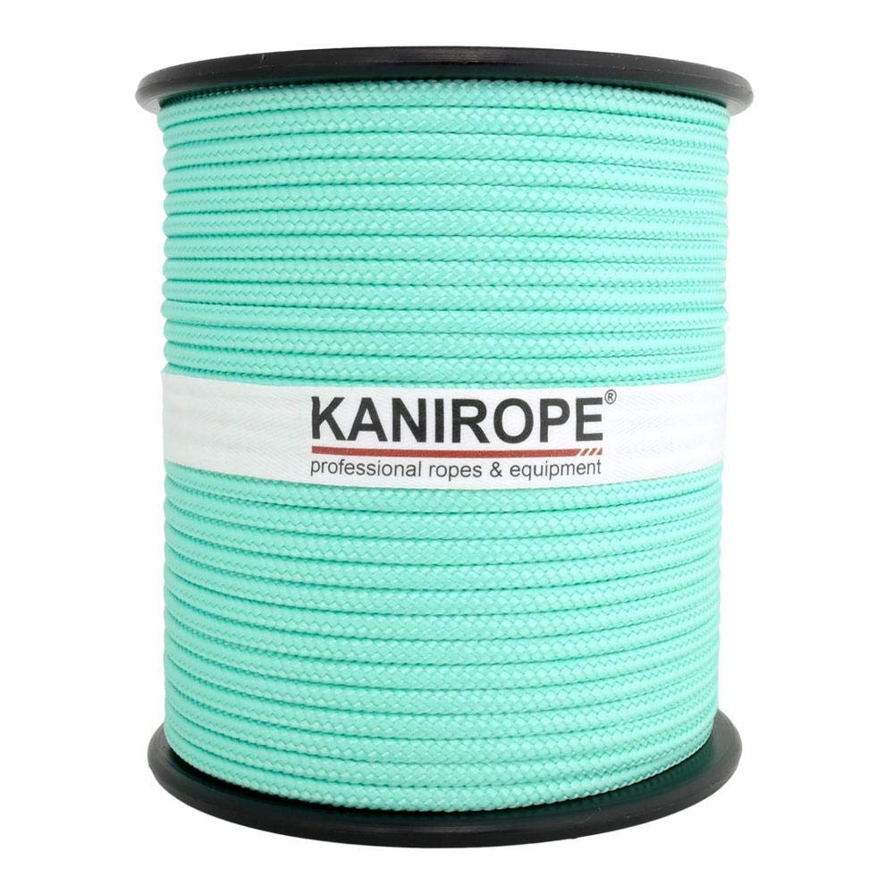 Kanirope® PP Seil Polypropylenseil MULTIBRAID 5mm 100m Farbe Mint (2832) 16x geflochten