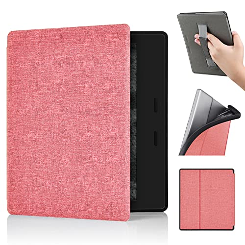 Hülle Für Amazon Kindle Oasis 9. 10. Generation 2/3 2017 2019 2021 Release 7 Zoll Reader Cover Auto Sleep Wake Simple Style, Pink