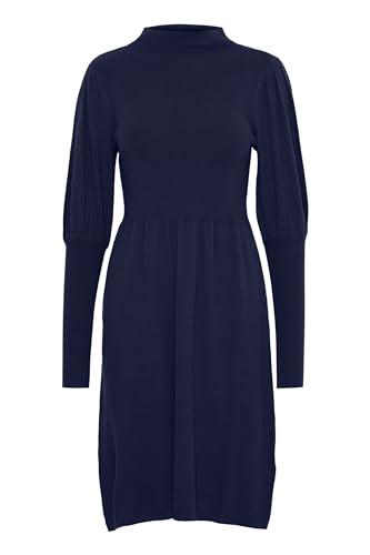 fransa FRDEDINA 4 Dress Damen Strickkleid Feinstrickkleid Kleid, Größe:XL, Farbe:Scarab (195350)