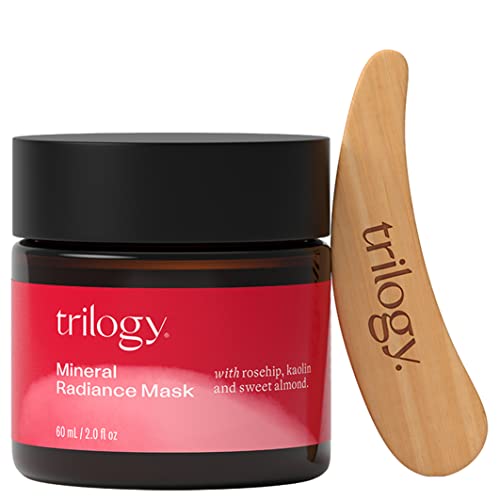 Trilogy Mineral Radiance Mask, 100% natürliche Gesichtsmaske für ölige & unreine Haut, mit Kaolinerde