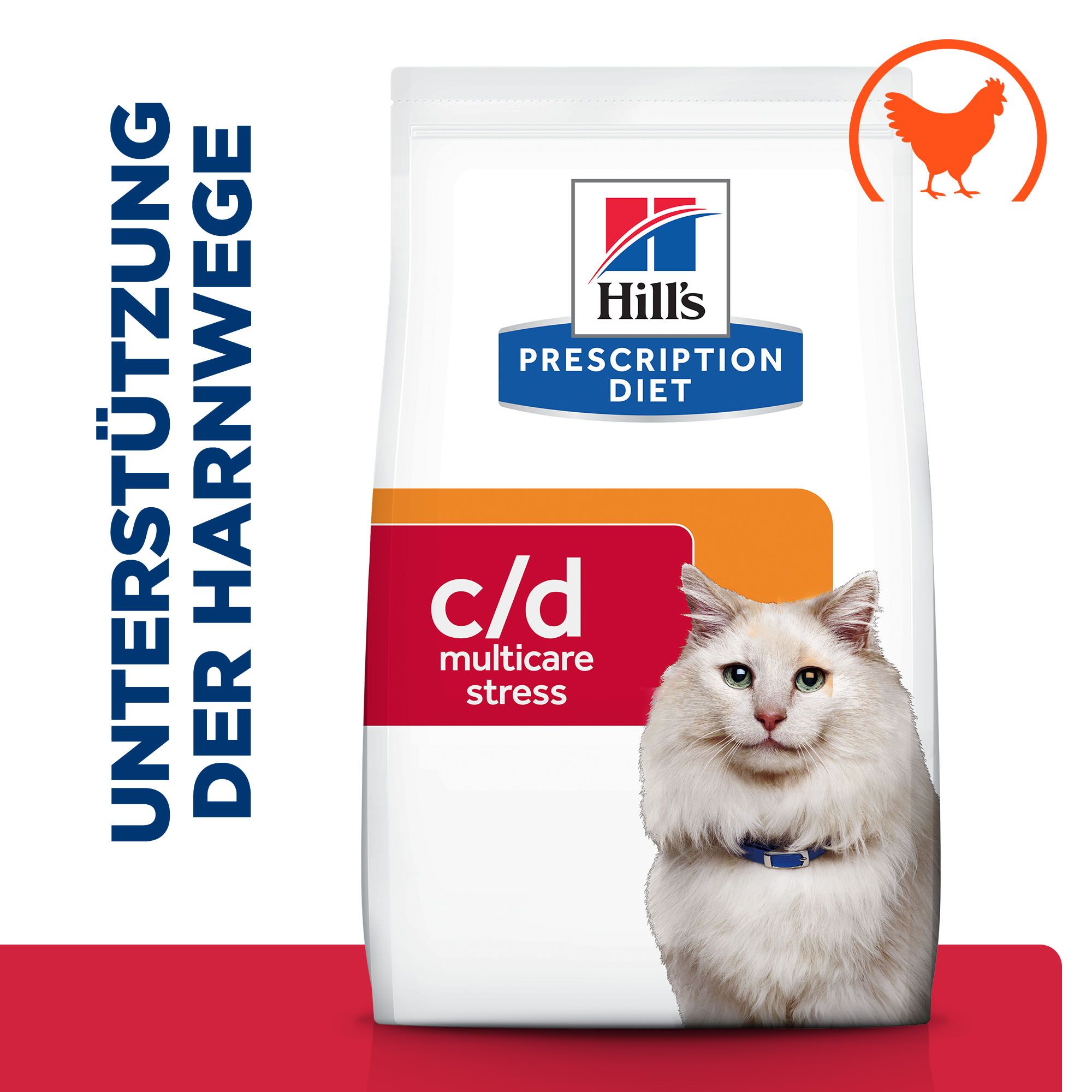 Hill's Prescription Diet c/d Urinary Stress Katzenfutter - Huhn - 8 kg