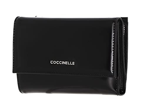 COCCINELLE Metallic Shiny Wallet Noir