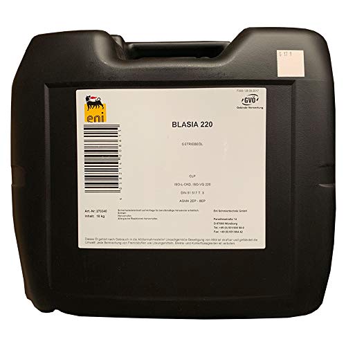 ENI Blasia CLP ISO-VG 220 Paraffin EP Öl 20 L Industriegetriebeöl