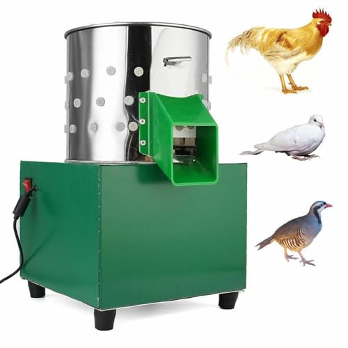 Hühner-Geflügel-Zupfmaschine, automatische Feder-Zupfmaschine, 1 kg große Kapazität, Edelstahl-Geflügel-Haarentfernungsmaschine, for Hühnervögel, Entenfarm