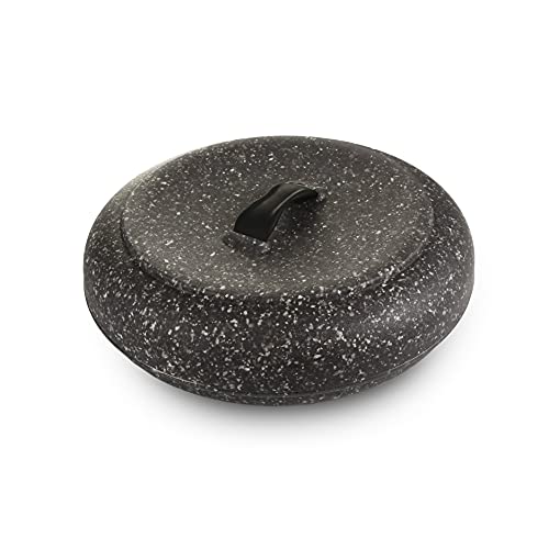 Dexas Tortilla-Wärmer, mikrowellengeeignet, 24 cm, Granitmuster