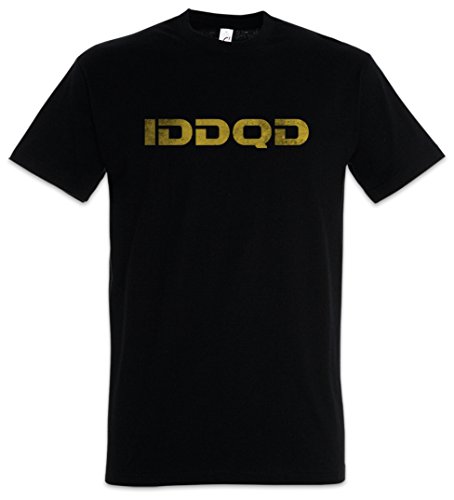 Urban Backwoods IDDQD Herren T-Shirt Schwarz Größe 4XL