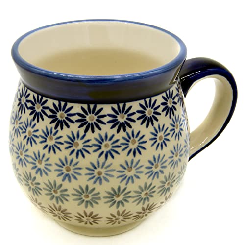 Bunzlauer Keramik Manufaktura Jumbo-Becher 450 ml (Dekor Astern)