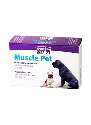 URBAN DOG Muscle Pet Muskelfunktion mit Carnitin, Taurin und Glycin| 30 Tabletten für Hunde und Katzen