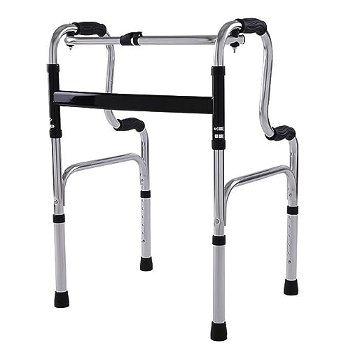 Abnehmbare Räder und Sitz, Gehhilfen für Senioren, leicht, besteht aus Aluminiumlegierung und ist robust und leicht, hält 360 Pfund stand (A)