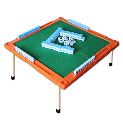 Mahjong-Set, Mini, 22 mm, Mahjong, Mahjong-Set, Versammlungs-Partyspiel, traditionelles Spiel mit Mini-Tisch (Rosa 22 mm) (Rosa 22 mm)