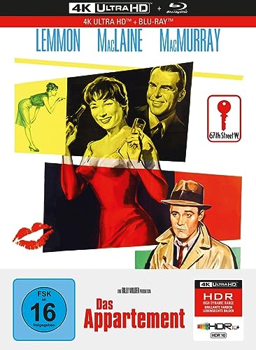 Das Appartement - 2-Disc Limited Collector's Edition im Mediabook (4K Ultra HD + Blu-ray)