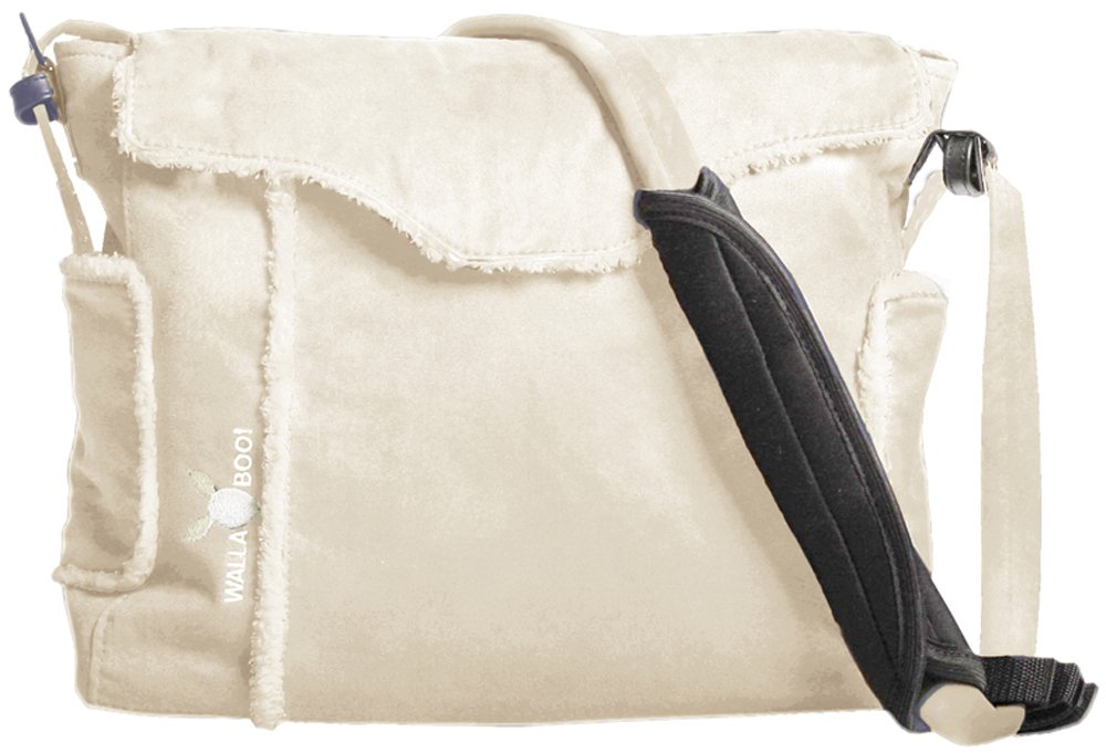 Wallaboo Wickeltasche Nore, Praktische Tasche mit viel Stauraum + Wickelunterlage + Wäschesack + Flaschentasche