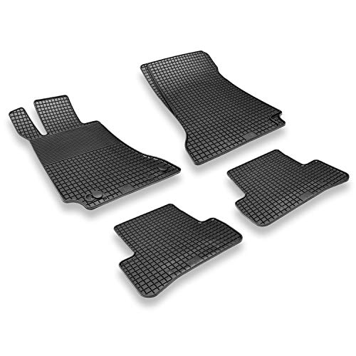 HEYNER Fußmatten-Set passend für Mercedes C63 AMG, C-Klasse, GLK-Klasse, GLC-Klasse Premium Qualität
