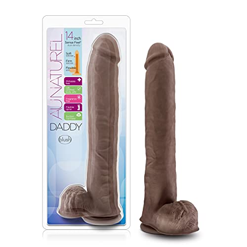 Blush Au Natural Daddy 14Inch Sensa Feel Dildo Realistics 30.5cm - 12inch TPE